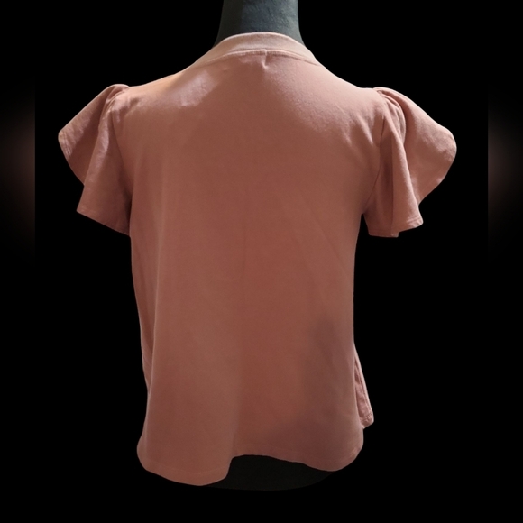 NWT t.la by Anthropologie Small Rose colored tee shirt - Picture 10 of 10